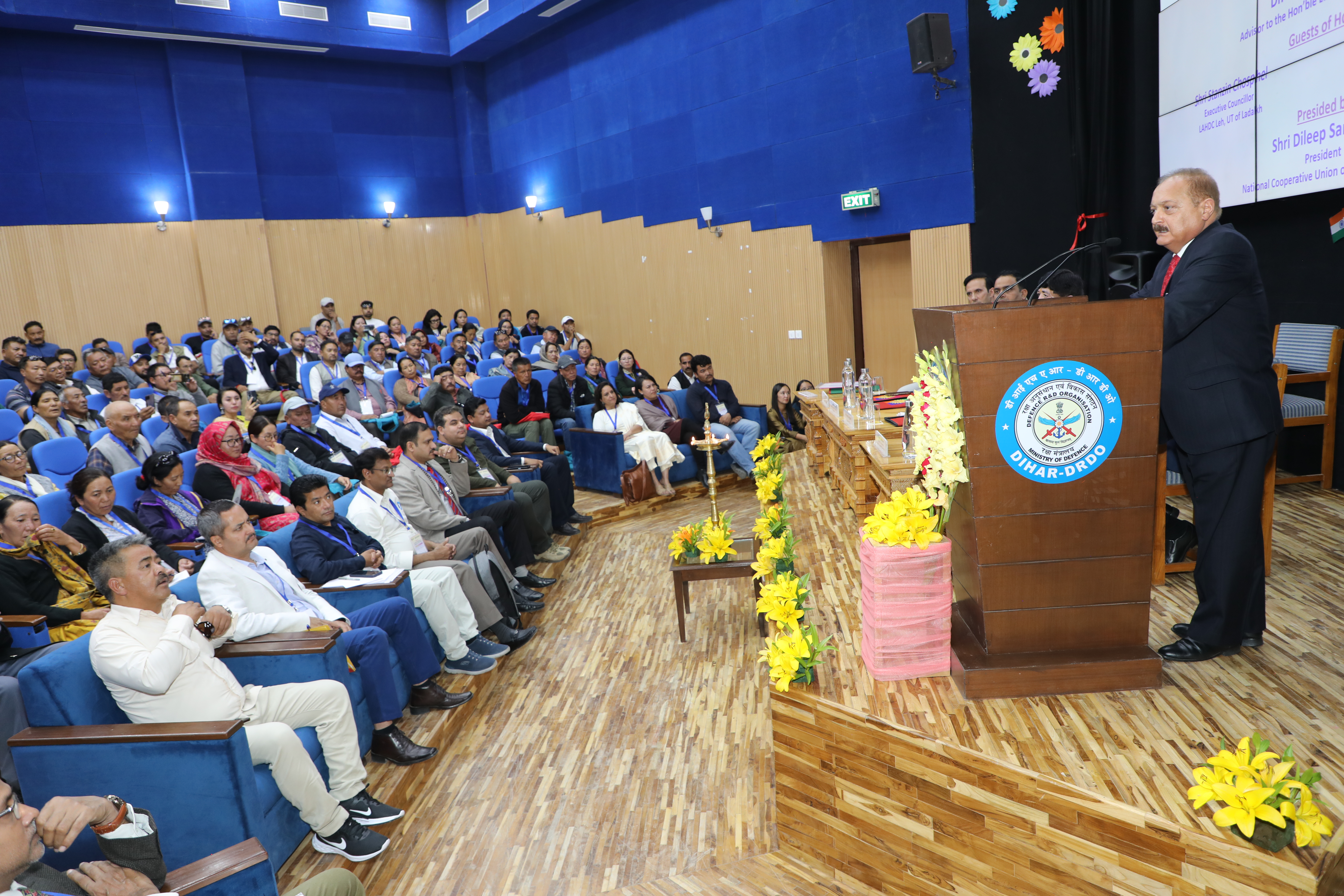 Ladakh Workshop - Dr. Pawan Kotal, IAS, Advisor to the Hon’ble Lt. Governor, UT of Lakakh speaking on the occasion