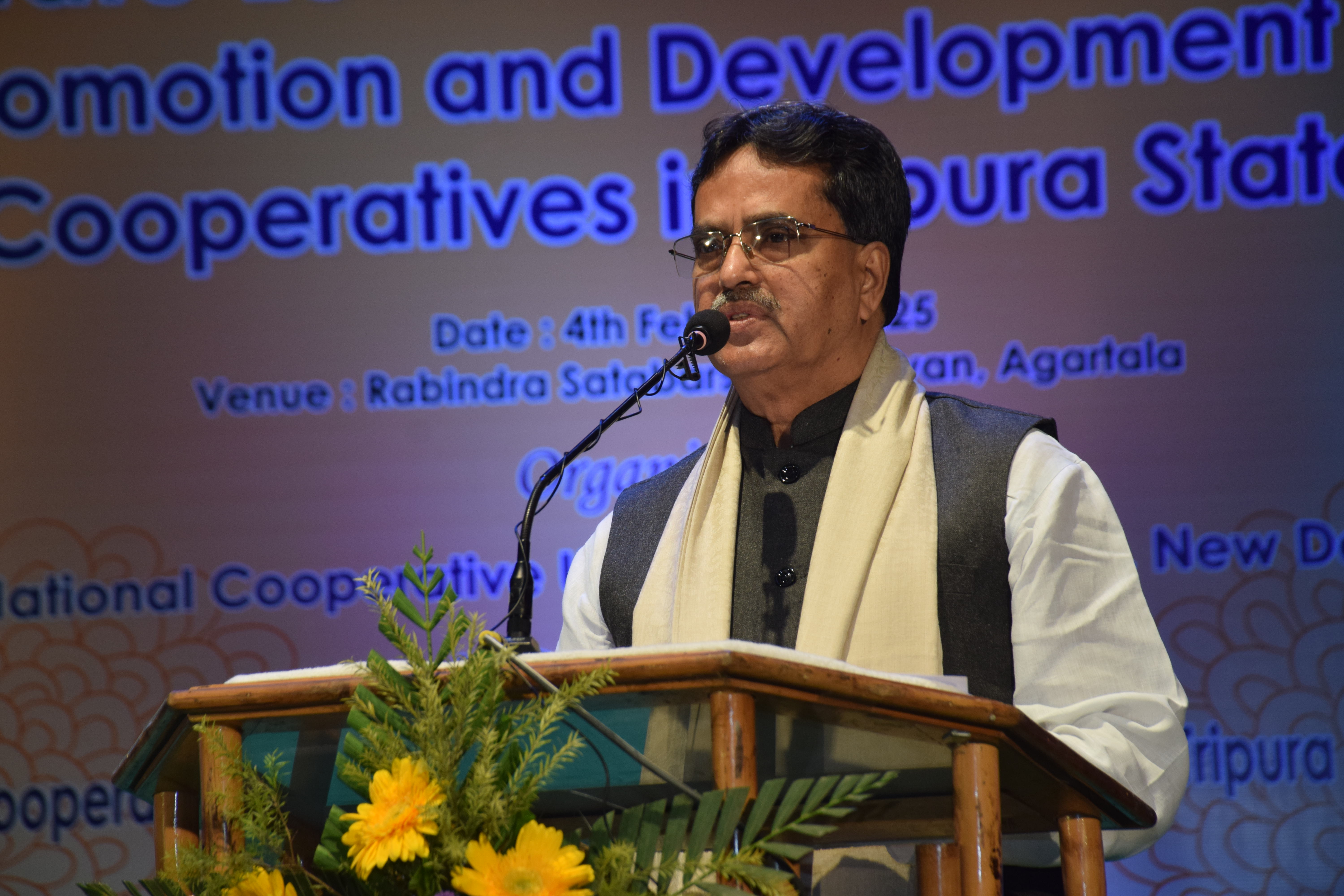 Tripura Conference - Prof. (Dr.) Manik Saha Hon_ble Chief Minister of Tripura addressing the gathering